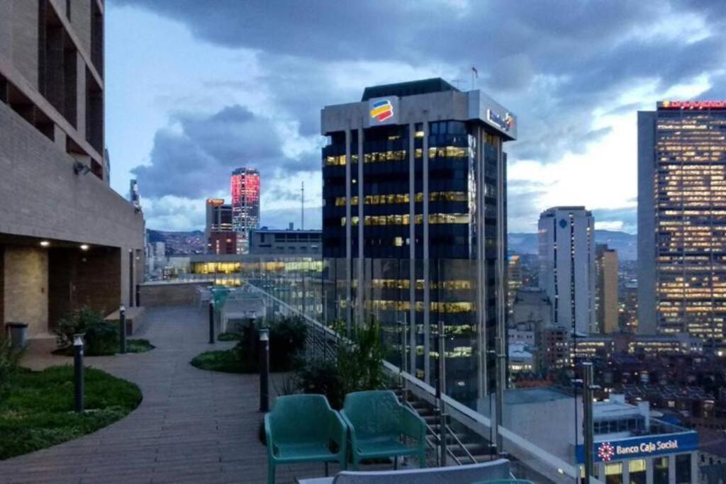 Ferienwohnung Acogedor Loft En Centro Internacional De Bogotá Exterior foto